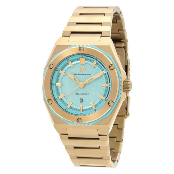 FX04314B NWT Technomarine Fashion Ladies Quartz Plastic and Stainless Steel Auth - Picture 1 of 3